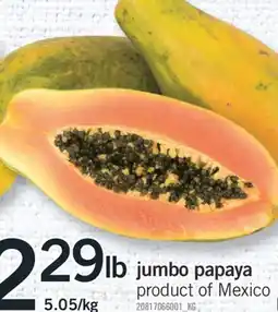 Fortinos JUMBO PAPAYA offer