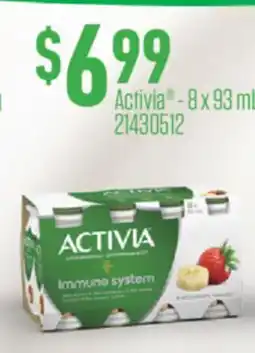 Fortinos ACTIVIA -, 8 X 93 ML offer