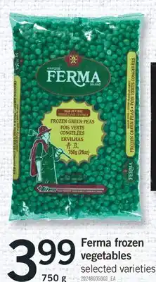 Fortinos FERMA FROZEN VEGETABLES, 750 G offer