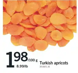 Fortinos TURKISH APRICOTS offer