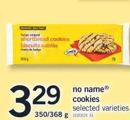 Fortinos NO NAME COOKIES, 350/368 G offer