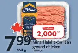 Fortinos MINA HALAL EXTRA LEAN GROUND CHICKEN, 454 G offer