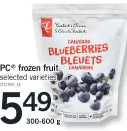 Fortinos PC FROZEN FRUIT, 300-600 G offer