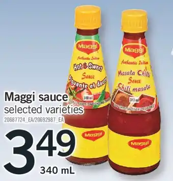 Fortinos MAGGI SAUCE, 340 ml offer