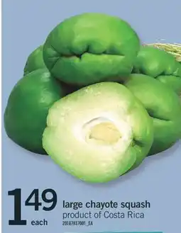 Fortinos LARGE CHAYOTE SQUASH offer