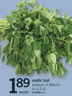 Fortinos METHI LEAF offer