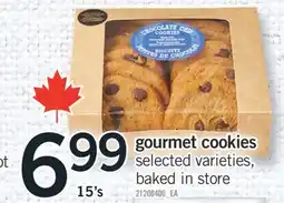 Fortinos GOURMET COOKIES, 15'S offer