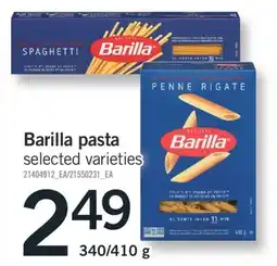 Fortinos BARILLA PASTA, 340/410 G offer