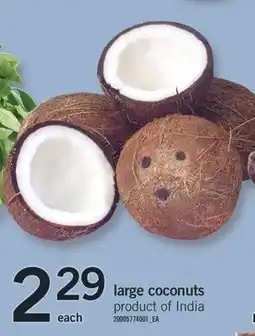 Fortinos LARGE COCONUTS offer