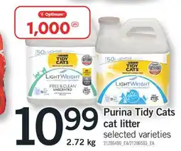 Fortinos PURINA TIDY CATS CAT LITTER, 2.72 KG offer