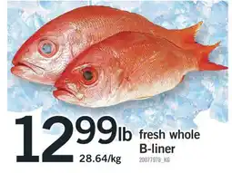 Fortinos FRESH WHOLE B-LINER offer