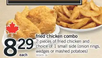 Fortinos FRIED CHICKEN COMBO offer