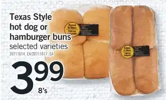 Fortinos TEXAS STYLE HOT DOG OR HAMBURGER BUNS, 8'S offer