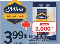 Fortinos MINA HALAL WHOLE CHICKEN offer