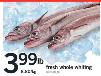 Fortinos FRESH WHOLE WHITING offer