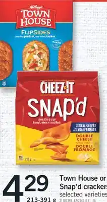 Fortinos TOWN HOUSE OR SNAP'D CRACKERS, 213-391 G offer