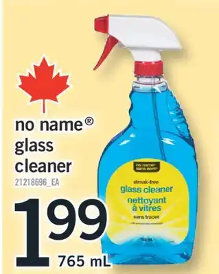 Fortinos NO NAME GLASS CLEANER, 765 ML offer