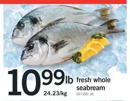 Fortinos FRESH WHOLE SEABREAM offer