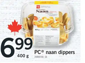 Fortinos PC NAAN DIPPERS, 400 g offer