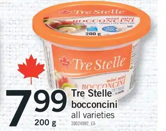 Fortinos TRE STELLE BOCCONCINI, 200 G offer