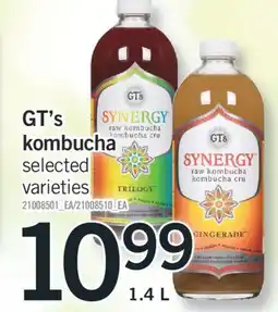 Fortinos GT'S KOMBUCHA, 1.4 L offer