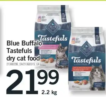 Fortinos BLUE BUFFALO TASTEFULS DRY CAT FOOD, 2.2 KG offer