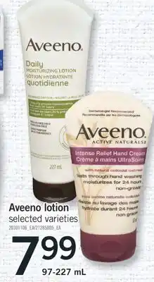 Fortinos AVEENO LOTION, 97-227 ML offer