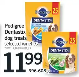 Fortinos PEDIGREE DENTASTIX DOG TREATS, 396-608 G offer