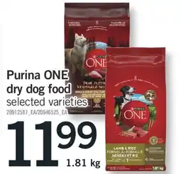 Fortinos PURINA ONE DRY DOG FOOD offer