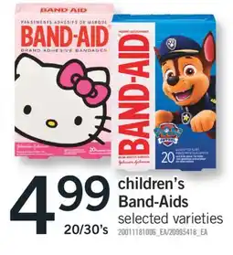 Fortinos CHILDREN'S BAND-AIDS, 20/30'S offer