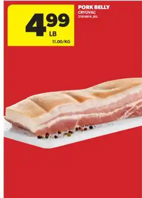 Real Canadian Superstore PORK BELLY offer