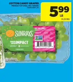 Real Canadian Superstore COTTON CANDY GRAPES offer