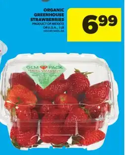 Real Canadian Superstore ORGANIC GREENHOUSE STRAWBERRIES, 1 LB offer