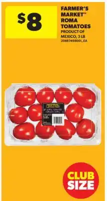 Real Canadian Superstore FARMER'S MARKET ROMA TOMATOES, 3 LB offer