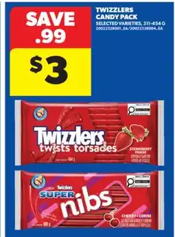 Real Canadian Superstore TWIZZLERS CANDY PACK, 311-454 G offer