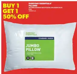 Real Canadian Superstore EVERYDAY ESSENTIALS PILLOWS offer