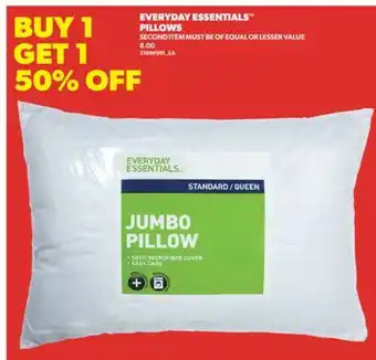 Real Canadian Superstore EVERYDAY ESSENTIALS PILLOWS offer