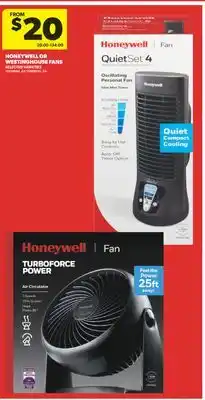 Real Canadian Superstore HONEYWELL OR WESTINGHOUSE FANS offer