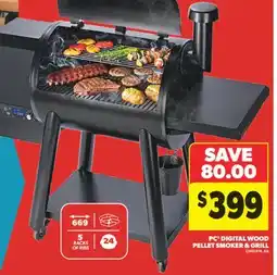 Real Canadian Superstore PC DIGITAL WOOD PELLET SMOKER & GRILL offer