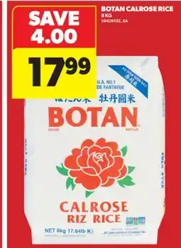 Real Canadian Superstore BOTAN CALROSE RICE, 8 KG offer