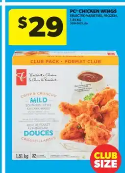 Real Canadian Superstore PC CHICKEN WINGS offer