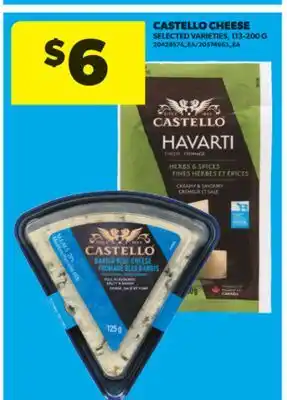 Real Canadian Superstore CASTELLO CHEESE, 113-200 G offer