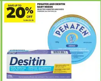 Real Canadian Superstore PENATEN AND DESITIN BABY NEEDS offer