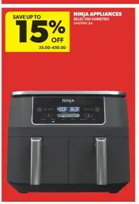 Real Canadian Superstore NINJA APPLIANCES offer