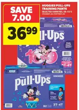 Real Canadian Superstore HUGGIES PULL-UPS TRAINING PANTS, 68-112'S offer