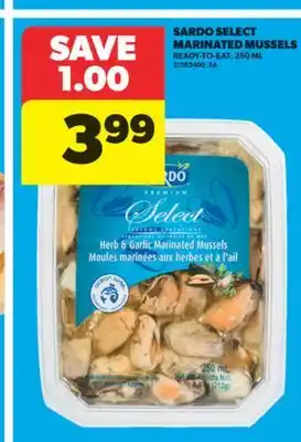 Real Canadian Superstore SARDO SELECT MARINATED MUSSELS, 250 ML offer