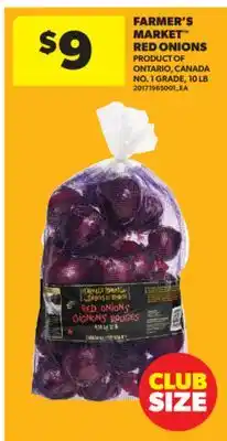 Real Canadian Superstore FARMER'S MARKET RED ONIONS, 10 LB offer