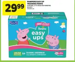 Real Canadian Superstore PAMPERS EASY UP TRAINING PANTS, 66-84' S offer