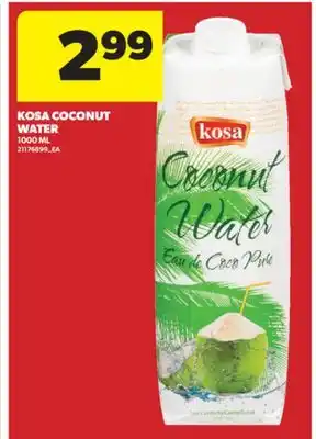 Real Canadian Superstore KOSA COCONUT WATER, 1000 ML offer