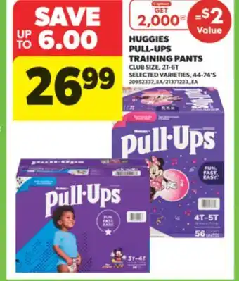 Real Canadian Superstore HUGGIES PULL-UPS TRAINING PANTS offer